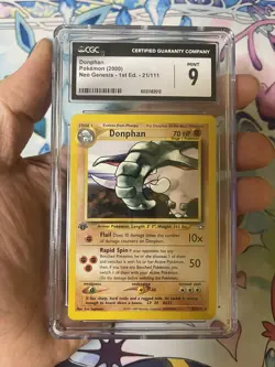 Donphan 21/111 Neo Genesis 1st Edition CGC Mint 9-Pokemon Card (2000) - Image 3