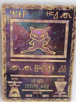 Ancient Mew Pokemon Movie Promo Holo Card (2000) + Original Description Insert - Image 2