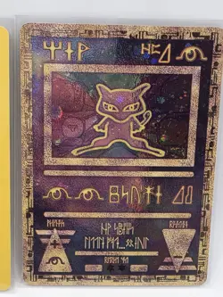 Ancient Mew Pokemon Movie Promo Holo Card (2000) + Original Description Insert - Image 3