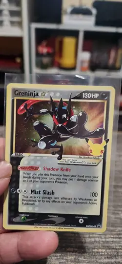 Pokemon TCG Greninja Gold Star SWSH144 25th Celebrations Promo Card - Image 1