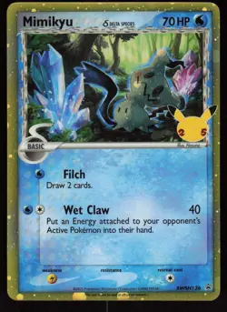 Mimikyu (Delta Species) SWSH136 SWSH: Sword & Shield Promo Cards Holo NM - Image 1