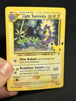 🌀SWIRL🌀Light Toxtricity SWSH137 SWSH Sword & Shield Promo Card Holo 1 DAY SHIP - Image 1