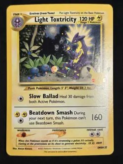 🌀SWIRL🌀Light Toxtricity SWSH137 SWSH Sword & Shield Promo Card Holo 1 DAY SHIP - Image 5
