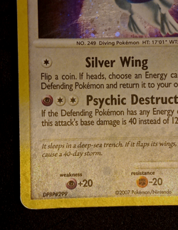 Lugia LV. 43 Pokemon Holo Rare Card 14/132 Secret Wonders - Image 2
