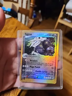 Aggron 1/109 Ruby and Sapphire Holo pokemon card - Image 1