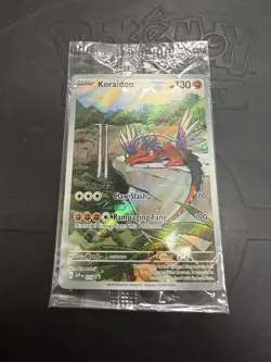 Pokemon Koraidon TCG Promo SVP014 Holo Card Sealed Black Star NM - Image 1