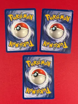 Cloyster 32/62 Lot of 3 Pokemon TCG Fossil Regular Cards in Good Condition - Image 2