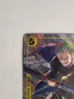 One Piece Roronoa Zoro OP07-113 Promotion Cards Foil 6000 Power - Image 2