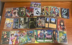 31 Junk Card Lot Bandai Meiji Holo Dragon ball FF Junk Hunter Hunter Carddass - Image 1