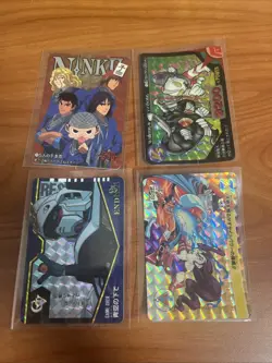 31 Junk Card Lot Bandai Meiji Holo Dragon ball FF Junk Hunter Hunter Carddass - Image 2