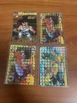 31 Junk Card Lot Bandai Meiji Holo Dragon ball FF Junk Hunter Hunter Carddass - Image 4