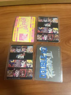 31 Junk Card Lot Bandai Meiji Holo Dragon ball FF Junk Hunter Hunter Carddass - Image 5