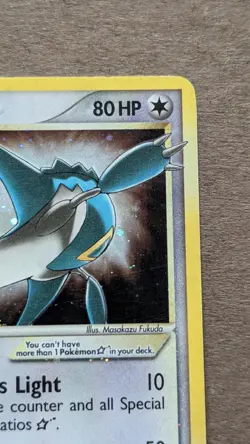 Latios Gold Star Pokemon Holo Rare Card 106/107 EX Deoxys DMG - Image 4