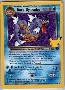 Dark Gyarados 8/82 Celebrations: Classic Collection - Pokemon Card - NM - Image 1