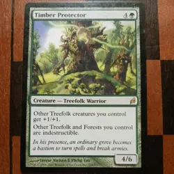 Mtg Timber Protector LP/NM Lorwyn Treefolk Magic Card Rare - Image 1