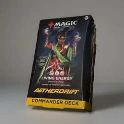 Magic the Gathering Aetherdrift Living Energy Commander Deck 100 Cards Sealed - Image 1