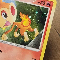 Chimchar DP02 NM Promo Holo Bleed Error Swirl 2007 Pokemon Dismond & Pearl Card - Image 3