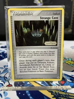 Pokemon Card Ex Legend Maker Strange Cave 77/92 2006 Reverse Stamped Holo - Image 1