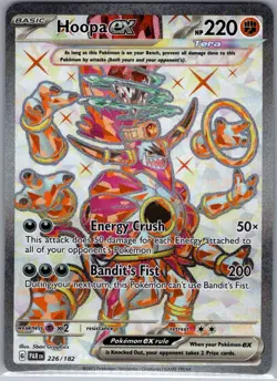 Hoopa ex 226/182 SV04: Paradox Rift - Pokemon Card - NM - Image 1