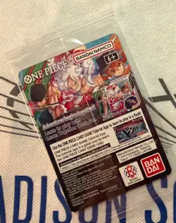 One Piece Monkey.D.Luffy US College Basketball Promo Card *SEALED* - Image 3
