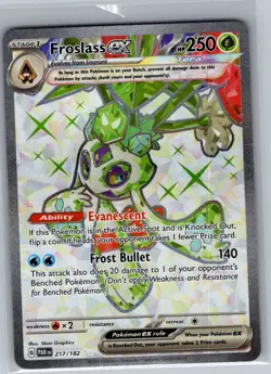 Froslass ex - 217/182 SV04: Paradox Rift - Pokemon Card - NM - Image 1