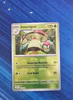 Amoonguss (Master Ball Pattern) 011/086 -Black Bolt Pokemon Card Holo English NM - Image 1