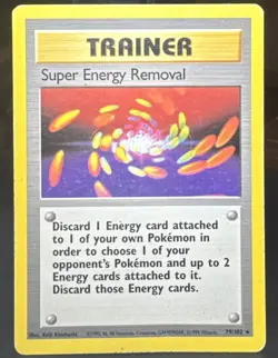 Pokemon Pokemon TCG Super Energy Removal 079/102 Base Set Regular English Card - Image 1