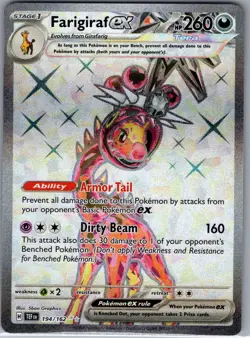 Farigiraf ex - 194/162 SV05: Temporal Forces - Pokemon Card - NM - Image 1