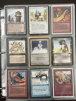 Giant Vintage Magic Gathering 1026 Cards Collection Binder Alpha Mtg Lot - Image 2
