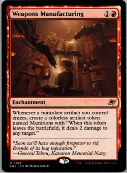 Weapons Manufacturing 0168 (R) MTG Edge of Eternities (EOE) - Image 1