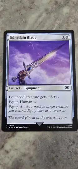 Dunedain Blade Universes Beyond: the Lord of the Rings: Common Artofact MTG NM - Image 1