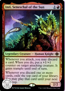 MTG Inti, Seneschal of the Sun (Pre) (156) | NM Foil | Lost Caverns Ixalan {LCI} - Image 1