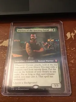 Durnan of the Yawning Portal Extended Art Magic Commander Legends Baldur's Gate - Image 1