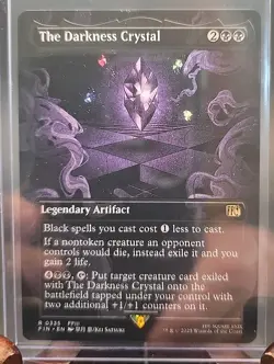 The Darkness Crystal (Borderless) Final Fantasy MTG Regular Near Mint - Image 3
