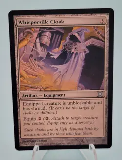 Whispersilk Cloak x1 MTG 10th Edition Tenth Magic Near Mint NM English - Image 1