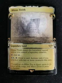 MTG Minas Tirith Lotr: Tales of Middle-earth 707 Scroll *FOIL* - Image 1