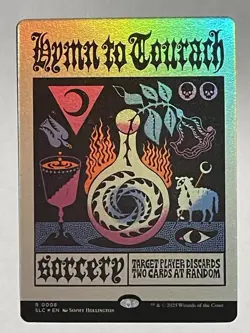 Hymn To Tourach Secret Lair MTGMagic the Gathering Encyclopedia Of Magic FOIL - Image 2