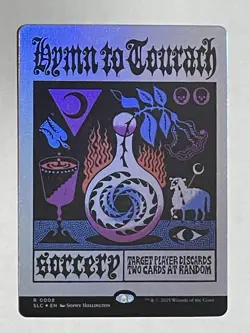 Hymn To Tourach Secret Lair MTGMagic the Gathering Encyclopedia Of Magic FOIL - Image 3