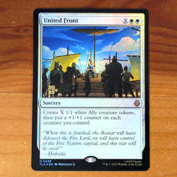 United Front - Prerelease Foil Stamped Promo - Avatar TLA MTG - Image 1