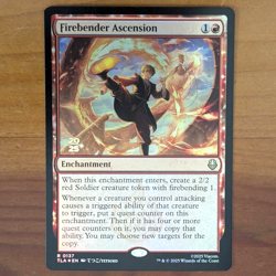 Firebender Ascension - Prerelease Foil Promo - Avatar TLA MTG - Image 1