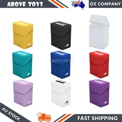 Ultra Pro Deck Box 9 Colors Choice Yu-Gi-Oh Pokemon TCG 80 Trading Cards Storage - Image 1