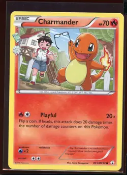Charmander Common Ex RC3/RC32 Radiant Collection XY Generations Pokemon - Image 3