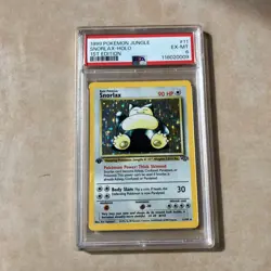 Pokemon TCG Snorlax 11/64 Jungle 1999 1st Edition Holo Rare Grade PSA 6 - Image 4