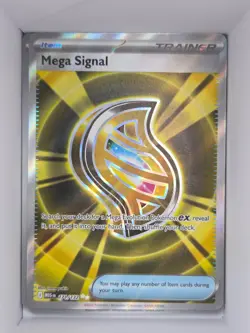 Pokemon TCG Mega Signal 171/132 Mega Evolution Ultra Rare Full Art Holo NM - Image 1