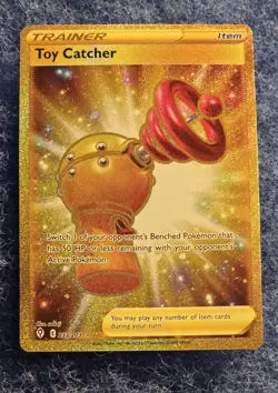 Pokemon Evolving Skies - Toy Catcher - Gold Secret Rare #233/203 - NM-MT - Image 1