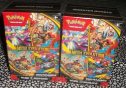 MEGA EVOLUTION LOT (2) BOOSTER BUNDLES - POKEMON TCG: NISB - Image 1
