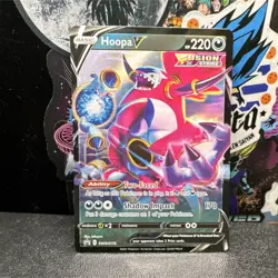 Pokemon Hoopa V SWSH176 Sword & Shield Promo Full Art Holo Rare Card - Image 1