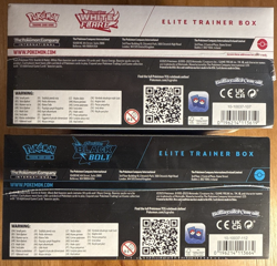 2 Pokemon TCG SV10.5 Black Bolt & White Flare Elite Trainer Box Bundle Sealed - Image 5