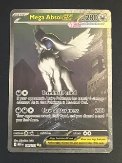 Pokemon TCG Mega Absol EX Sir 180/132 Mega Evolution English - Image 1