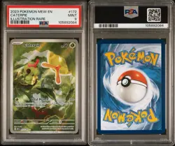 2023 Scarlet & Violet Pokemon 151 #172 Caterpie Illustration Rare - PSA 9 - Image 3